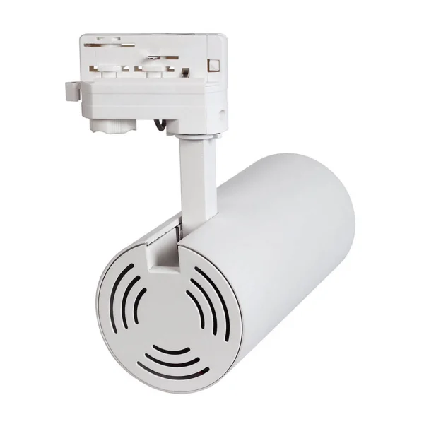 CONCENTRER TROIS PHASES RAIL CONDUIT ÉPI 30W 4000K BLANC