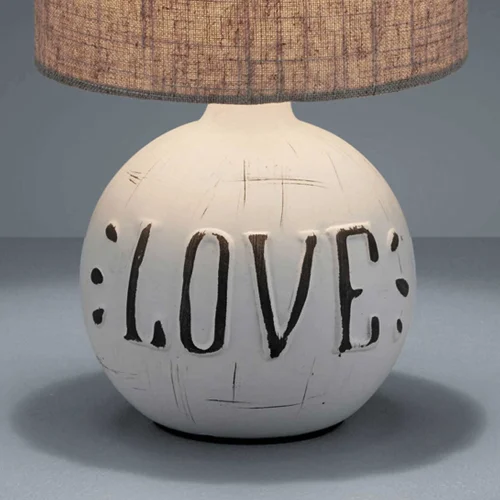 LAMPE DE TABLE SHEPARD CÉRAMIQUE AMOUR