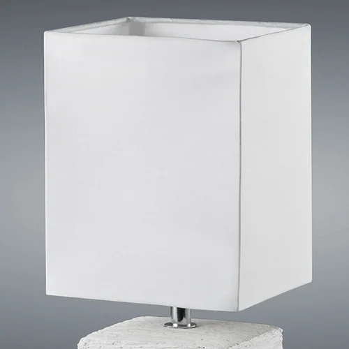 LAMPE DE TABLE HOWARD VIEILLI CÉRAMIQUE BLANCHE