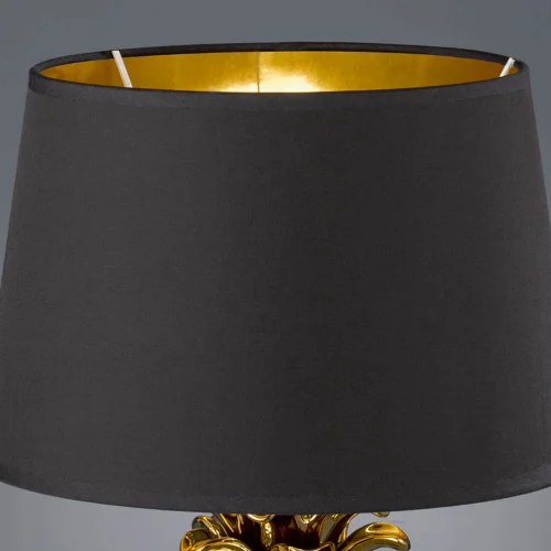 LAMPE DE TABLE ANANAS CÉRAMIQUE OR 43CM