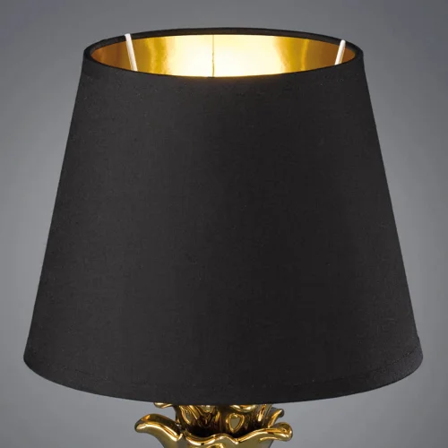 LAMPE DE TABLE ANANAS CÉRAMIQUE OR 35CM