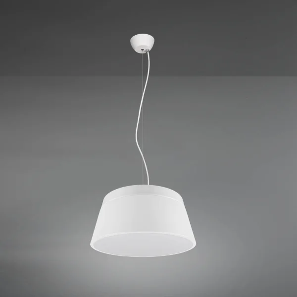 LAMPE DE PLAFOND EN MÉTAL BLANC DUCHESSE 45CM