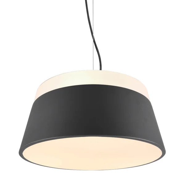 LAMPE DE PLAFOND EN MÉTAL NOIR DUCHESSE 45CM