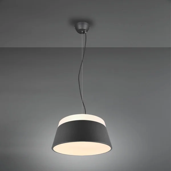 LAMPE DE PLAFOND EN MÉTAL NOIR DUCHESSE 45CM