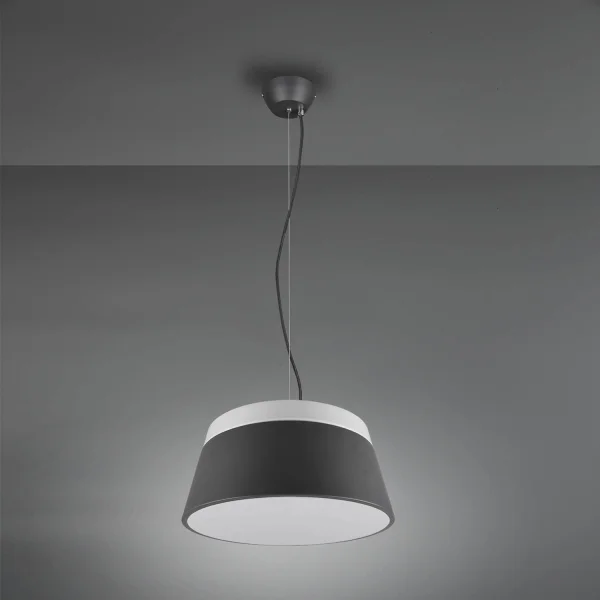 LAMPE DE PLAFOND EN MÉTAL NOIR DUCHESSE 45CM