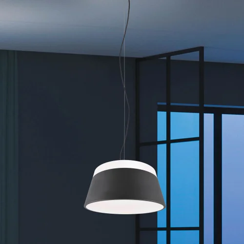 LAMPE DE PLAFOND EN MÉTAL NOIR DUCHESSE 45CM