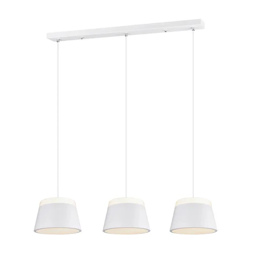 LAMPE DE PLAFOND DUCHESSE 3 LUMIÈRES EN MÉTAL BLANC