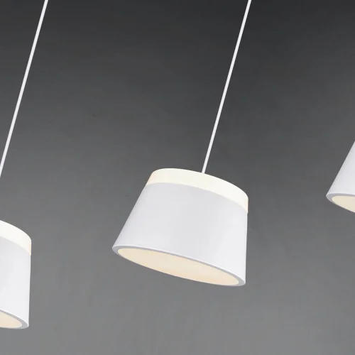 LAMPE DE PLAFOND DUCHESSE 3 LUMIÈRES EN MÉTAL BLANC