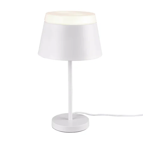 LAMPE DE TABLE EN MÉTAL BLANC DUCHESSE