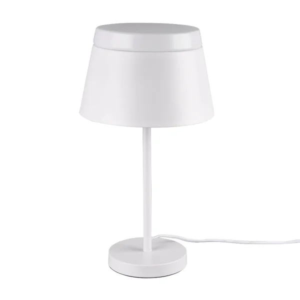 LAMPE DE TABLE EN MÉTAL BLANC DUCHESSE