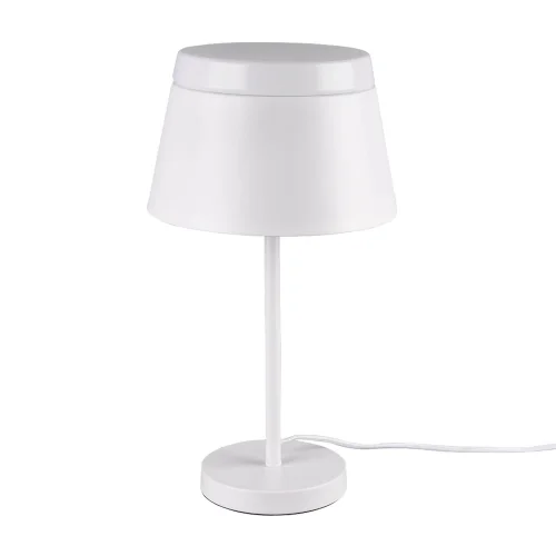 LAMPE DE TABLE EN MÉTAL BLANC DUCHESSE