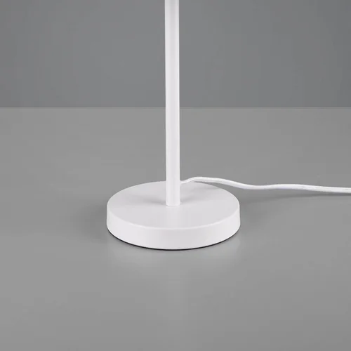 LAMPE DE TABLE EN MÉTAL BLANC DUCHESSE