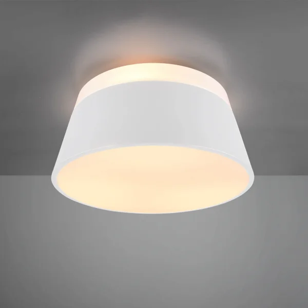 PLAFOND DE PLAFOND EN MÉTAL BLANC DE DUCHESSE