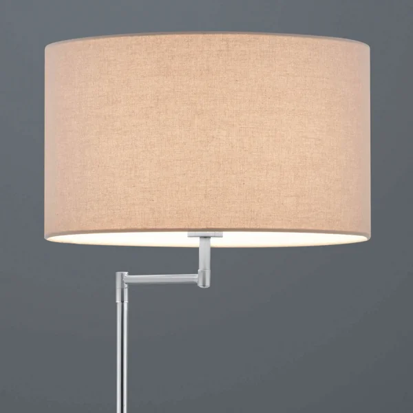 LAMPE DE PLANCHER DAGNY USB NICKEL MATTE