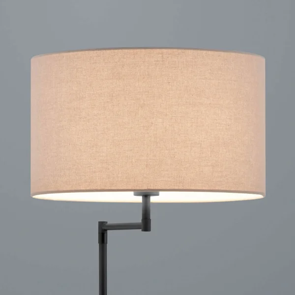 LAMPE DE PLANCHER DAGNY USB MÉTAL NOIR