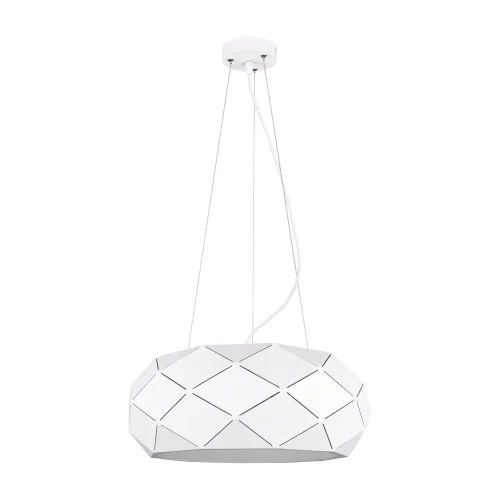 LAMPE DE PLAFOND 3 LUMIÈRES NICASIA MÉTAL BLANC