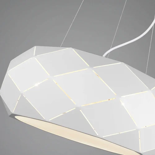 LAMPE DE PLAFOND 3 LUMIÈRES NICASIA MÉTAL BLANC