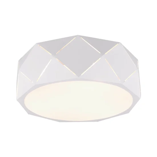 PLAFOND PLAFOND NICASIA MÉTAL BLANC