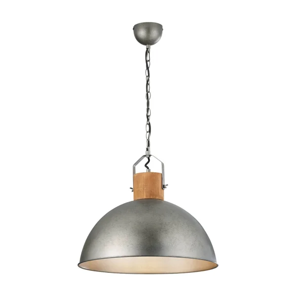 LAMPE DE PLAFOND JANO MÉTAL NICKEL ANTIQUE