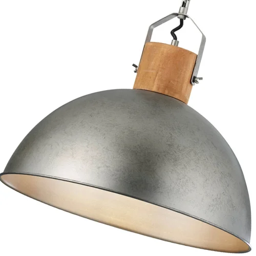 LAMPE DE PLAFOND JANO MÉTAL NICKEL ANTIQUE