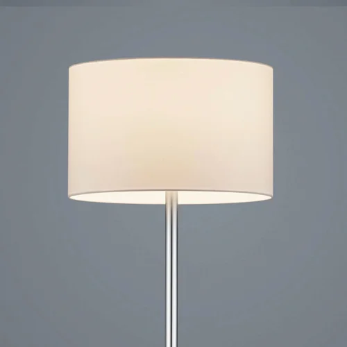 LAMPE DE SOL BROOME C/FLEXO ÉCRAN BLANC EN MÉTAL