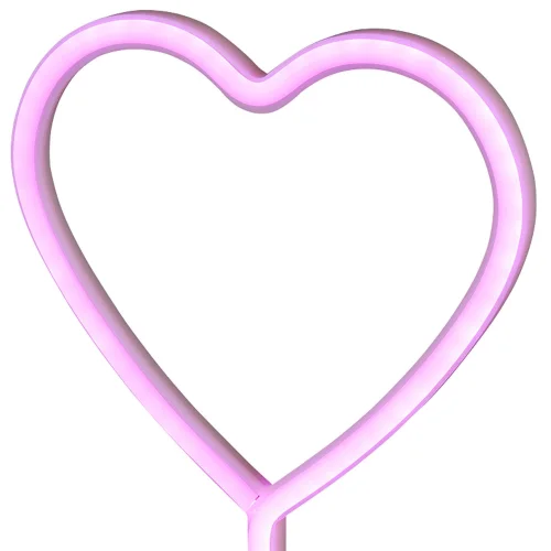 LAMPE DE TABLE DÉCORATIVE COEUR SMD LED 1W