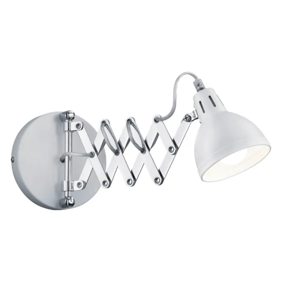 LAMPE MURALE EDWARD MÉTAL BLANC 2