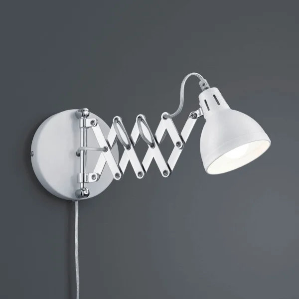 LAMPE MURALE EDWARD MÉTAL BLANC LAMPE MURALE EDWARD MÉTAL BLANC