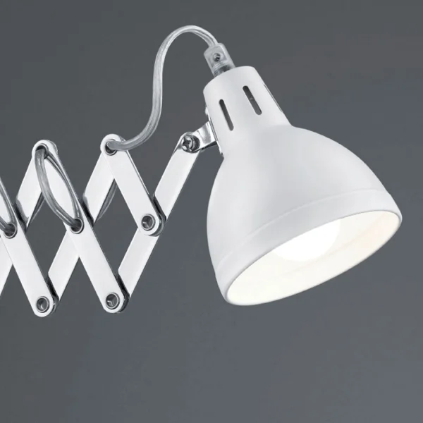 LAMPE MURALE EDWARD MÉTAL BLANC LAMPE MURALE EDWARD MÉTAL BLANC