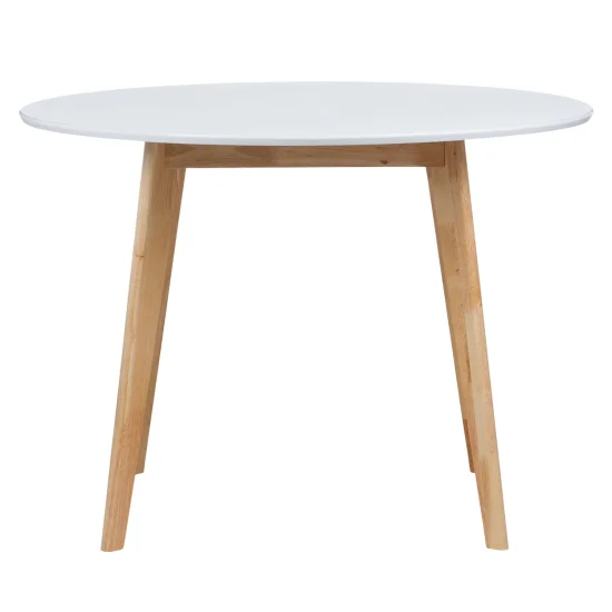 TABLE LEKA BLANC/NATUREL 2
