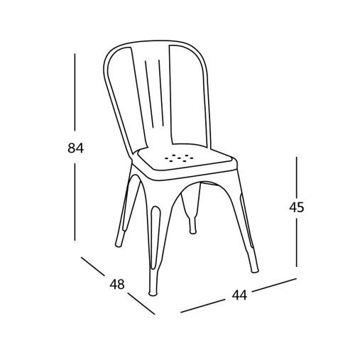 CHAISE JOSÉPHINE ROSE
