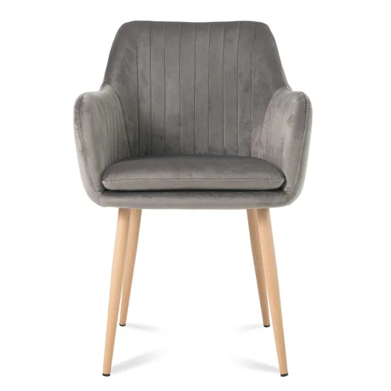 FAUTEUIL BORIS JAMBES GRISES ÊTRE 2