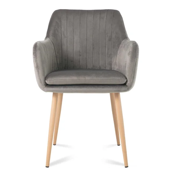 FAUTEUIL BORIS JAMBES GRISES ÊTRE