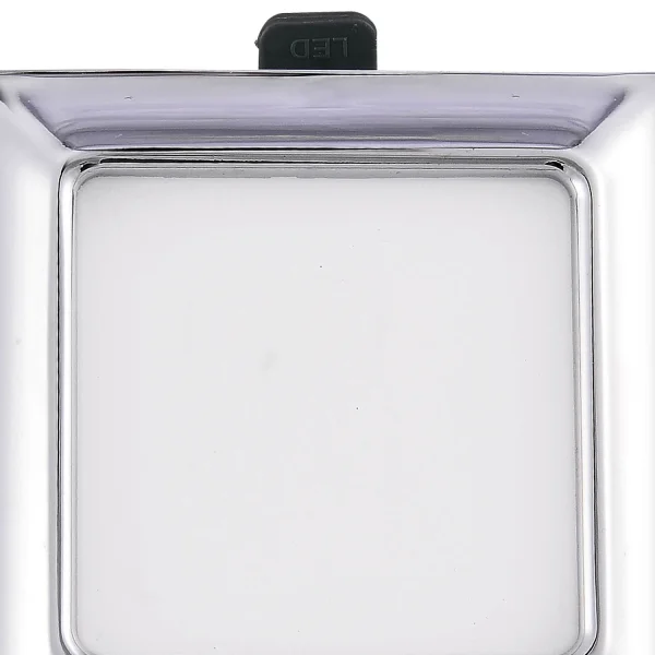 DOWNLIGHT LED CARRÉ 9W CHROME