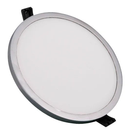 LUMIÈRE LED CIRCULAIRE 18W CHROME 2
