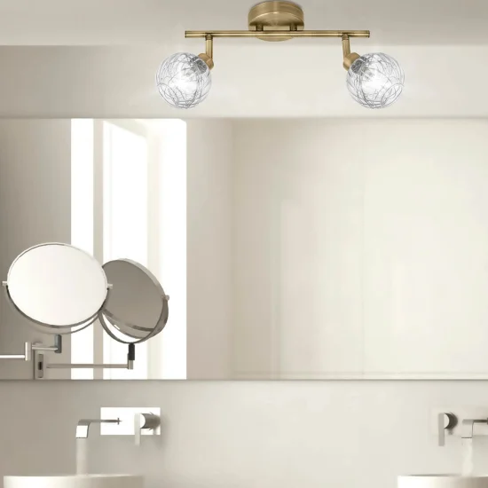 PROJECTEUR EN CUIR QUINN 2-LIGHT 2