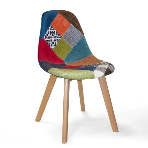 TOUR DE CHAISE SCARLETT PATCHWORK BOIS