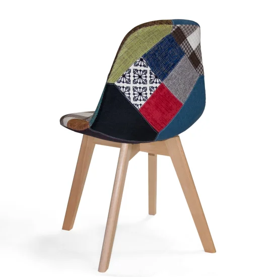 TOUR DE CHAISE SCARLETT PATCHWORK BOIS 2