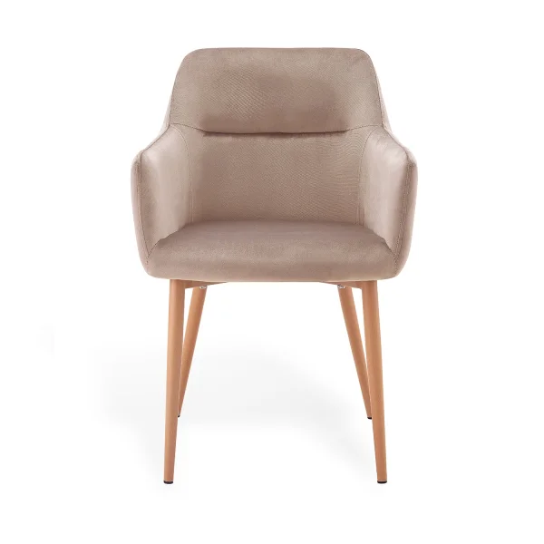 FAUTEUIL AINSLEY SABLE DE VELOURS
