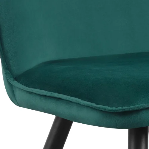 HADLEY CHAISE VELOURS VERT FONCÉ