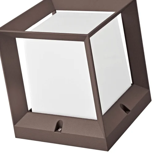 GOUTTE DE NEIGE EXTÉRIEURE DE MUR DE SURPLOMB 16CM E27 BRUN