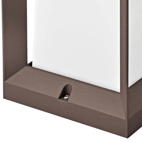 GOUTTE DE NEIGE EXTÉRIEURE DE MUR DE SURPLOMB 16CM E27 BRUN