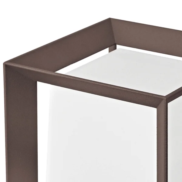 GOUTTE DE NEIGE EXTÉRIEURE DE MUR DE SURPLOMB 16CM E27 BRUN