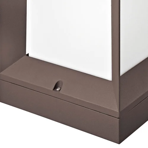 GOUTTE DE NEIGE EXTÉRIEURE DE MUR DE SURPLOMB 22CM E27 BRUN