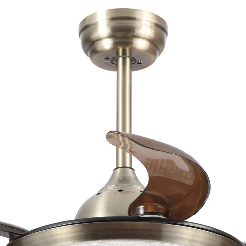 VENTILATEUR DE PLAFOND LED KINGSTON 4P CUIR PLIANT RÉGLABLE