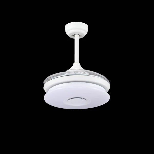 VENTILATEUR DE PLAFOND CONDUIT LINSTEAD BLANC RGB PLIAGE RÉGLABLE