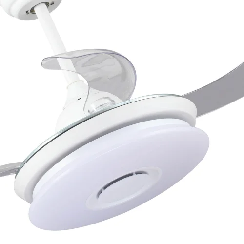 VENTILATEUR DE PLAFOND CONDUIT LINSTEAD BLANC RGB PLIAGE RÉGLABLE