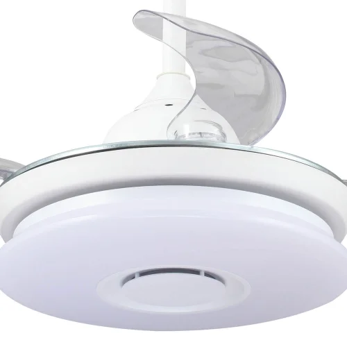 VENTILATEUR DE PLAFOND CONDUIT LINSTEAD BLANC RGB PLIAGE RÉGLABLE