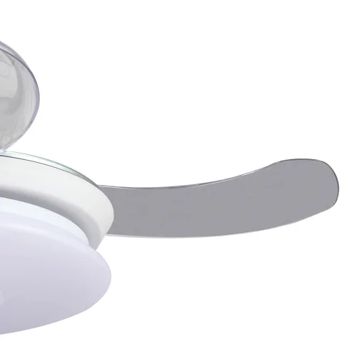 VENTILATEUR DE PLAFOND CONDUIT LINSTEAD BLANC RGB PLIAGE RÉGLABLE