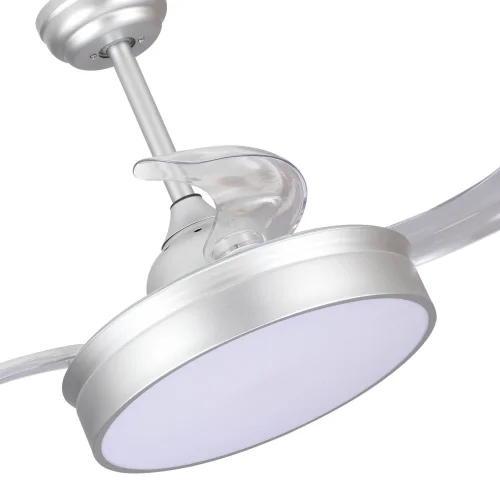 VENTILATEUR RÉGLABLE DE PLAFOND LED D’ARGENT D’ARGENT D’ARGENT